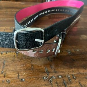 Cat & Jack Belts Black & Pink and Brown Hearts
